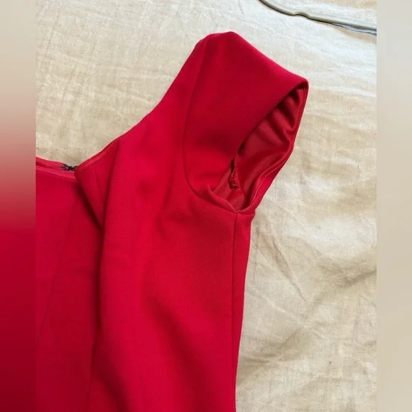 Anthropologie Bailey 44 Vibrant Red Mini romantic Dress - Picture 10 of 14